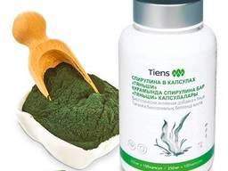 Спирулина в капсулах "Тяньши" Упаковка: 0,25 г × 100 капсул.