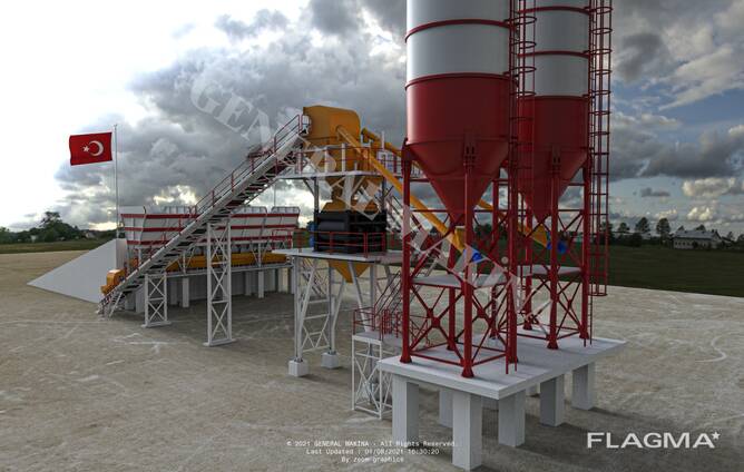 Стационарные бетонные заводы Royal 150