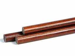 Стеклотекстолит стержни D= 5-120 мм, L= 1 м, Марка: СТЭФ, ГОСТ 12652-74 в Актобе