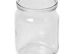 Стеклянная банка 1.0 л Твист и СКО из полу белого стекла