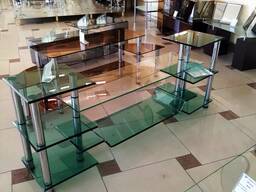 Стеклянная тумба