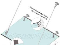 Стеклянные козырьки