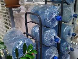 Стеллаж для хранения 19л бутылей с водой