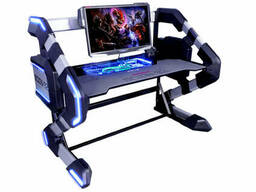Стол для ПК игровой E-BLUE EGT546BKAA-IA
