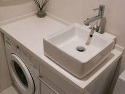 Столешницы в ванную комнату из искусственного камня