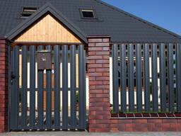 Строительство навеса, забора, ограждение, брусчатка.