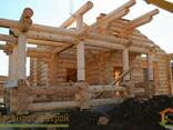 Строительство загородных домов из оцилиндрованных бревен - фото 1