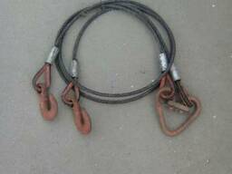 Строп двухветвевой тросовый.