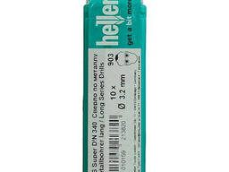 Сверло по металлу сверхдлинное HSS-G 3,2х69х106 мм Heller 21382