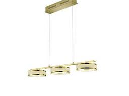 Светильник подвесной Agento мат. Латунь incl. 3 x SMD, 7,5W, 3000K, 750Lm IP20 TRIO. ..