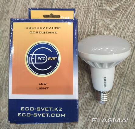 Светодиодная лампа LED лед R80 12W ECO-SVET