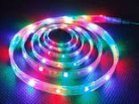 Светодиодная лента RGB 12 в. 60 д/метр SMD 5050, герметичная. Комплект 5 метров. - photo 2
