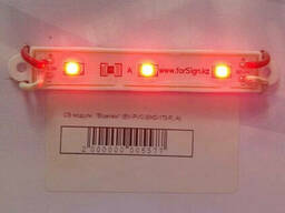 Светодиодный модуль BV-PVC-SMD-1*3-R, A, красный