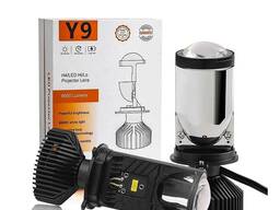Светодиодные лампы с линзами bi led Y9 mini lens H4 2 шт.