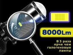 Объективті жарықдиодты шамдар bi led Y9 шағын линза H4 2 дана.