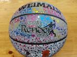 Светоотражающий Баскетбольный мяч WeiMaisi. Размер 7. Для улицы и зала - фото 1