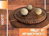 Тарелка Ваза Фигуры из камня Оникс Сувениры из натуральных полудрагоценных Камней - фото 2