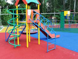 Резиновое покрытие (тартановое) для детских площадок