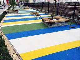 Тартановое покрытие для детских и спортивных площадок