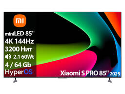 Телевизор Xiaomi S PRO 85 2025 miniLED L85MB-SP [85''(216см) 4K 144Hz]