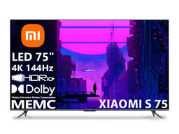 Телевизор Xiaomi S75'' L75M9-S [75''(191см) 4K 144Hz]