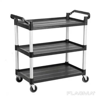 Соққыға төзімді пластиктен жасалған тамақтандыруға арналған қызмет көрсететін арба