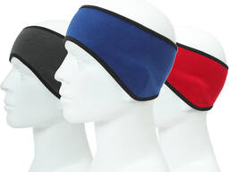 Теплая Флисовая Повязка на голову с защитой ушей от ветра и холода.