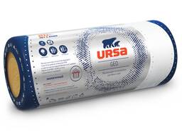 Теплоизоляция Ursa Geo M-11Ф 12500х1200х50 мм фольгированная(минвата, минплита, стекловата