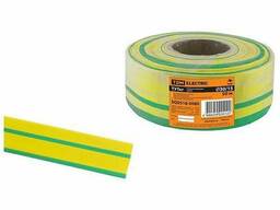 Термоусаживаемая трубка ТУТнг 30/15 желто-зеленая (50м/ролл) TDM SQ0518-0080