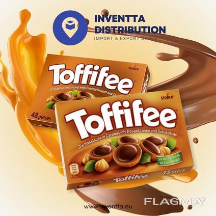 Toffifee, конфета ириска, оптовые продажи, лучшие цены