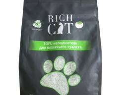 Тофу наполнитель для кошачьего туалета RICH CAT