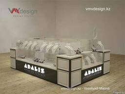 Торговые витрины и прилавки, торговая мебель на заказ