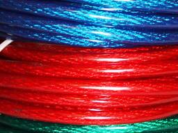 Трос с ПВХ покрытием