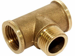 Тройник латунный Диам.1: 8-63 мм, Диам.2: 10-63 мм, Диам.3: 10-63 мм в Астане