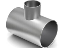 Тройник нержавеющий Разм.1: 15; 108х4; 76х3.5…, Разм.2: 52х2; 22х28; 76х3.5… в Астане