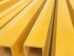 Труба профильная стеклопластиковая Сторона А: 25-205, Сторона Б: 18-205 в Астане