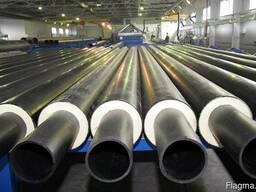 Трубы ППУ-ПЭ-сп теплоизолированной по ГОСТ 30732