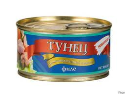 Тунец филе бланшированный в масле Б. №38 (1/185 г) ключ 1/48