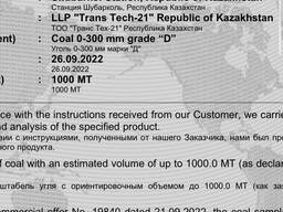 Уголь Шубарколь Марки Д Все Фракции