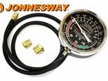 Универсальный прибор для измерения давления топливной магистрали. Вакуумметр Jonnesway - фото 2