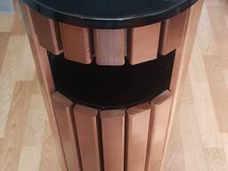 Урна с пепельницей БАВАРИЯ, декорирована под дерево