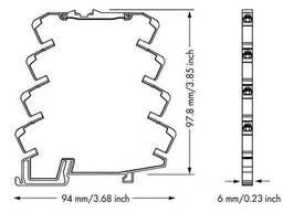 Einspeise U. Durchgangsklemme 857-97