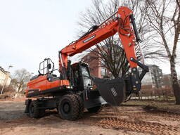 Услуги, аренда, заказ колесного экскаватора