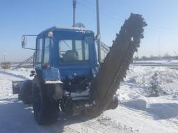 Услуги грунтореза (бара) Траншеекопателя