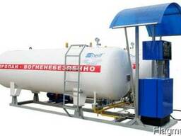 Установка газозаправочная с колонкой SHELF 100-1 LPG (19м3)