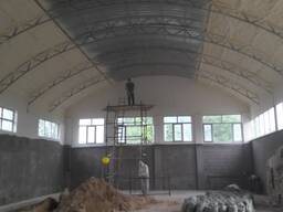 Утепление пенополиуретаном ангаров