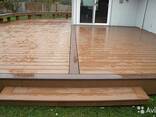 Вагонка полнотелая 163*22 палубная доска - фото 1