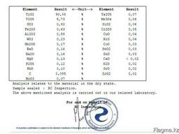 Vanadium Titanium spent catalyst