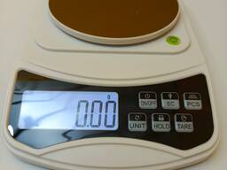 ВЕСЫ ЭЛЕКТР. ДИАМЕТР ПЛОЩАДКИ 120ММ. (0.01 ГР/500 ГР. ) (КИТАЙ)