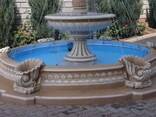 Водопады, фонтаны с бассейном, скульптуры - фото 3